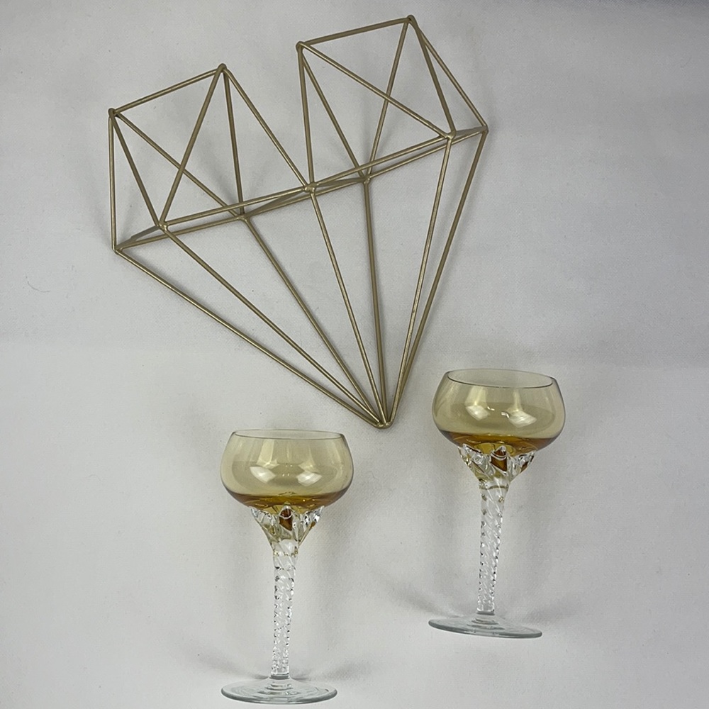 Champagne Gold Aperitif /Cordial Glass Stemware